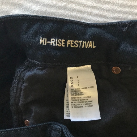 AE Outfitters black denim shorts - Picture 3 of 4